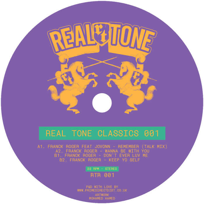 Franck Roger - Real Tone Classics 001 Vinyl