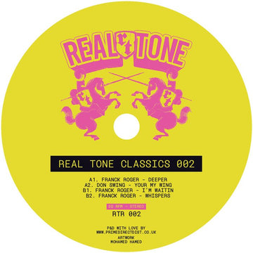 Franck Roger - Real Tone Classics 002 Vinyl Vinly Record