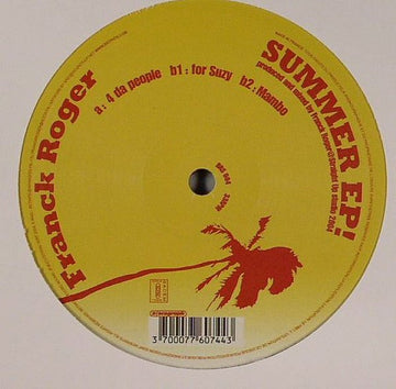 Franck Roger - Summer EP! Vinyl Vinly Record