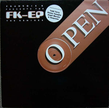 François K - FK - EP (The Remixes) Vinyl Vinly Record