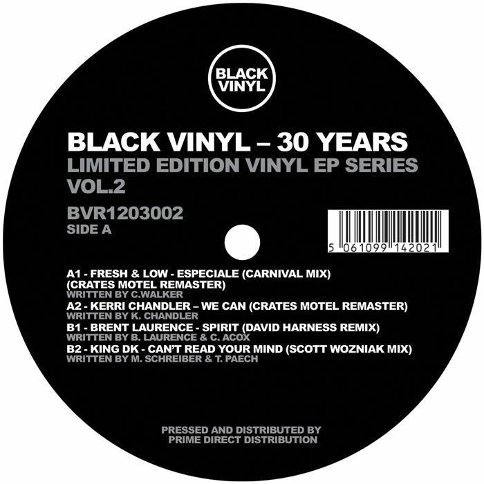 Fresh & Low / Kerri Chandler / Brent Laurence / King DK - Black Vinyl - 30 Years Volume 2 Vinyl