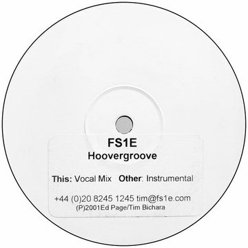 FS1E - Hoovergroove Vinyl Vinly Record