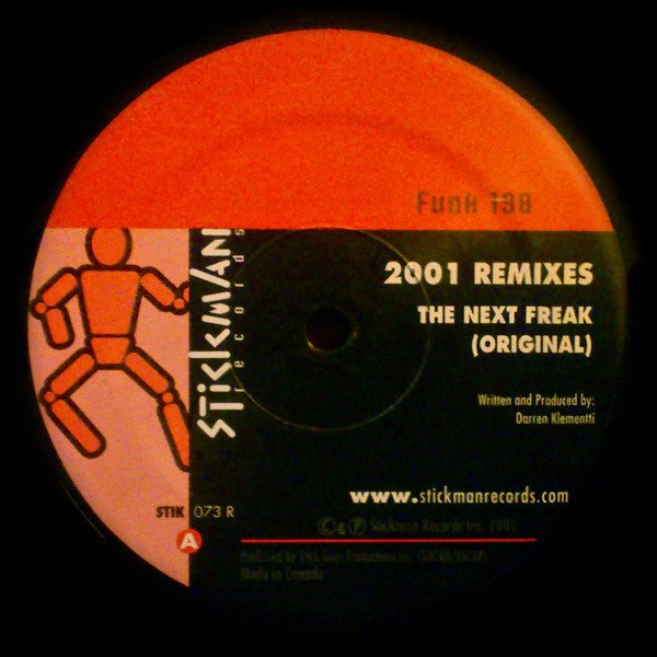 Funk 198 - The Next Freak 2001 Remixes Vinyl
