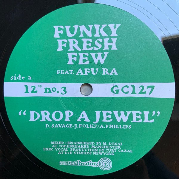 Funky Fresh Few / Dual Control - Drop A Jewel / Bring It On Vinyl