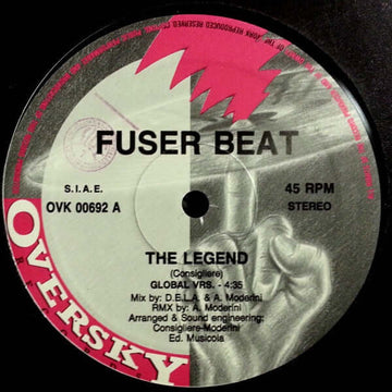 Fuser Beat - The Legend Vinyl Vinly Record