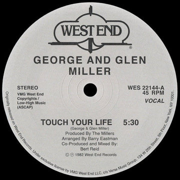 George And Glen Miller - Touch Your Life Vinyl Vinly Record