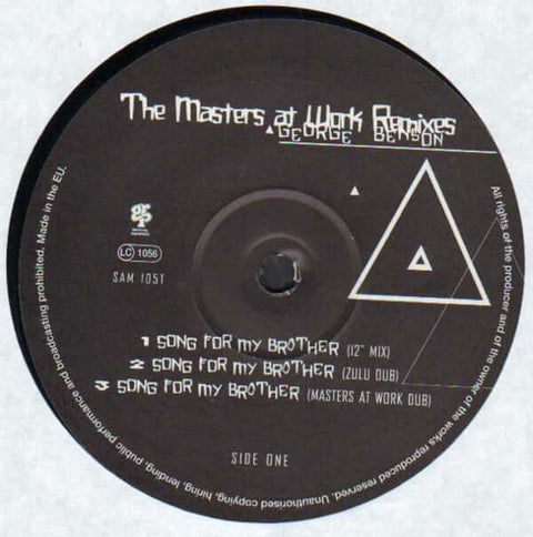 George Benson - Song For My Brother / Baby I'm In Love... (The Masters At Work Remixes) Vinyl - Vinyl Record