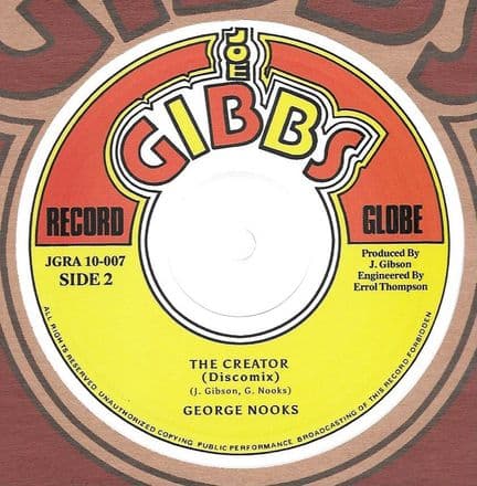 George Nooks / Ruddy Thomas - The Creator (Discomix) / Keep It Down Vinyl - Vinyl Record