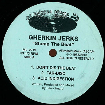 Gherkin Jerks - Stomp The Beat Vinyl Vinly Record