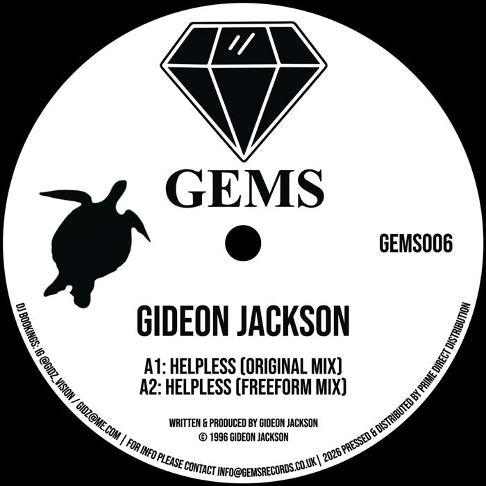 Gideon Jackson - Helpless / Sales In The Wind Vinyl