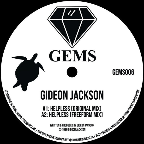 Gideon Jackson - Helpless / Sales In The Wind Vinyl