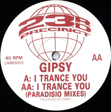 Gipsy - I Trance You Vinyl Vinly Record