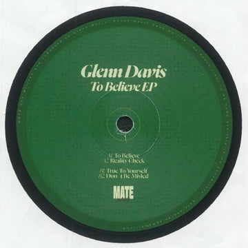 Glenn Davis - To Believe EP Vinyl Vinly Record
