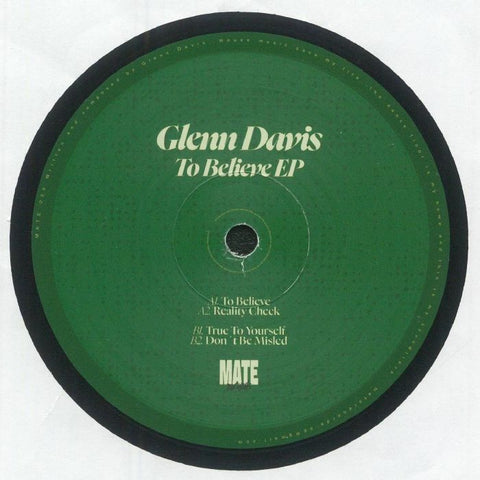 Glenn Davis - To Believe EP Vinyl - Vinyl Record