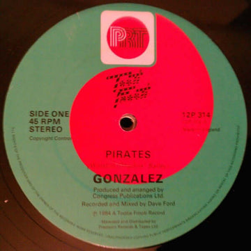 Gonzalez - Pirates Vinyl Vinly Record