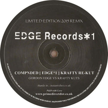 Gordon Edge - Compnded [EDGE*1] Vinyl Vinly Record