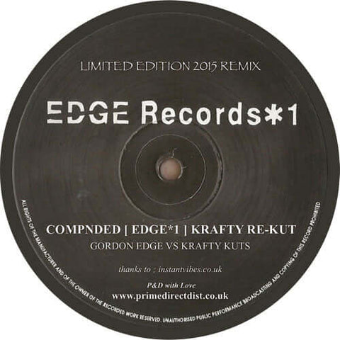 Gordon Edge - Compnded [EDGE*1] Vinyl - Vinyl Record