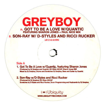 Greyboy - Got To Be A Love Vinyl Vinly Record
