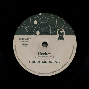 Group Modular - Hecker / Sharon Vinyl Vinly Record