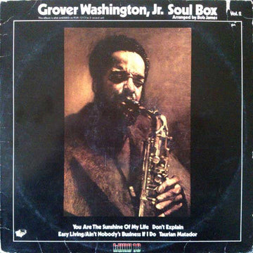 Grover Washington, Jr. - Soul Box Vol.2 Vinyl Vinly Record