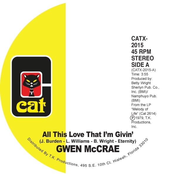 Gwen McCrae - All This Love That I'm Givin Vinyl