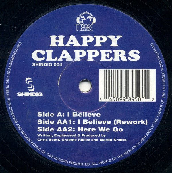 Happy Clappers - I Believe Vinyl