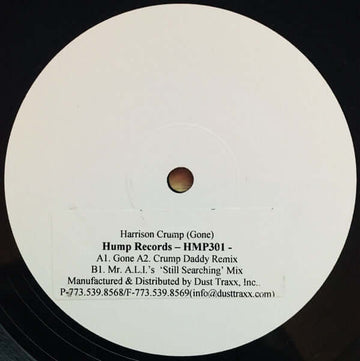 Harrison Crump - Gone Vinyl Vinly Record