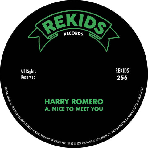 Harry Romero - Nice To Meet You Vinyl - Vinyl Record