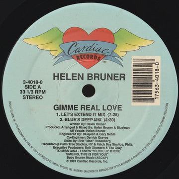 Helen Bruner - Gimme Real Love Vinyl Vinly Record
