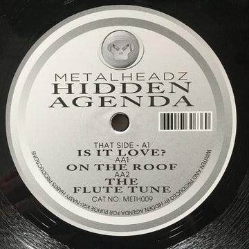 Hidden Agenda - Is It Love? / On The Roof / The Flute Tune Vinyl Vinly Record