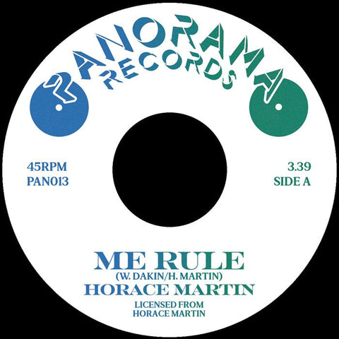 Horace Martin / Prince Huntly - Me Rule Vinyl - Vinyl Record