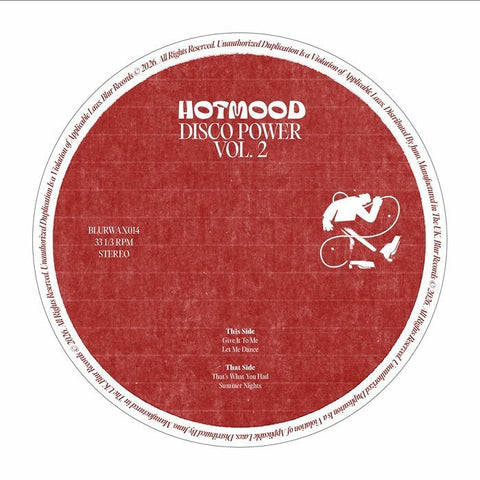 Hotmood - Disco Power EP Vol 2 Vinyl - Vinyl Record