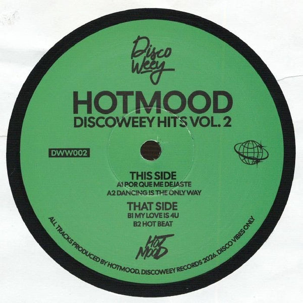 Hotmood - Discoweey Hits Vol. 2 Vinyl