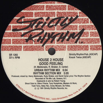 House 2 House - Good Feeling / Everybody Get Up Vinyl Vinly Record