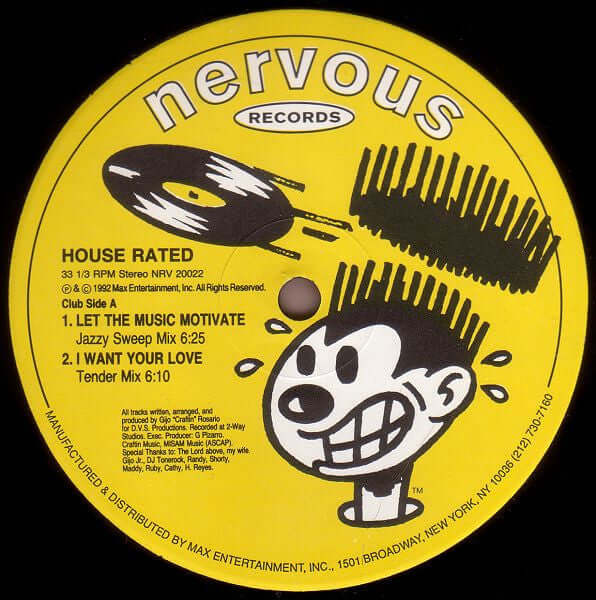 House Rated - Let The Music Motivate Vinyl