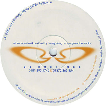 Housey Doingz - Piano EP Vinyl Vinly Record