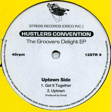 Hustlers Convention - The Groovers Delight EP Vinyl Vinly Record