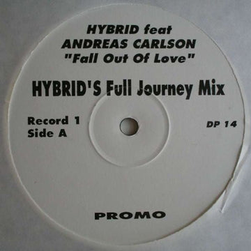 Hybrid Feat. Andreas Carlson - Fall Out Of Love Vinyl Vinly Record
