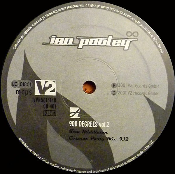 Ian Pooley - 900 Degrees Vol. 2 Vinyl