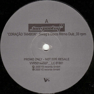 Ian Pooley - Coração Tambor Vinyl Vinly Record