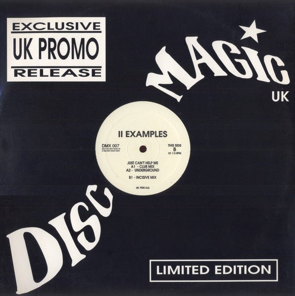 II Examples - Just Can't Help Me Vinyl