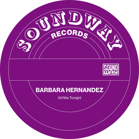 Artists Barbara Hernandez Style Soca, Disco Release Date 31 May 2024 Cat No. SNDW12056 Format 12" Vinyl - Soundway Records - Vinyl Record