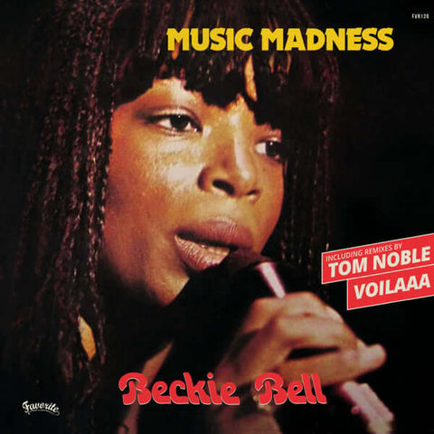 Beckie Bell - Music Madness - Artists Beckie Bell Style Boogie, Disco, Funk, Soul Release Date 1 Jan 2016 Cat No. FVR120 Format 12" Vinyl - Favorite Recordings - Favorite Recordings - Favorite Recordings - Favorite Recordings - Vinyl Record