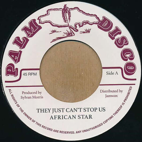 African Star / Sylvan Morris - They Just Can't Stop Us / Whip Lash - Artists African Star / Sylvan Morris Style Roots Reggae Release Date 1 Jan 2015 Cat No. JAMWAX04 Format 7" Vinyl - Jamwax - Jamwax - Jamwax - Jamwax - Vinyl Record