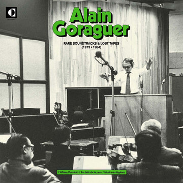 Alain Goraguer - Rare Soundtracks & Lost Tapes - Artists Alain Goraguer Style Soundtrack, Stage & Screen, Reissue Release Date 19 Apr 2024 Cat No. TRS30 Format 12