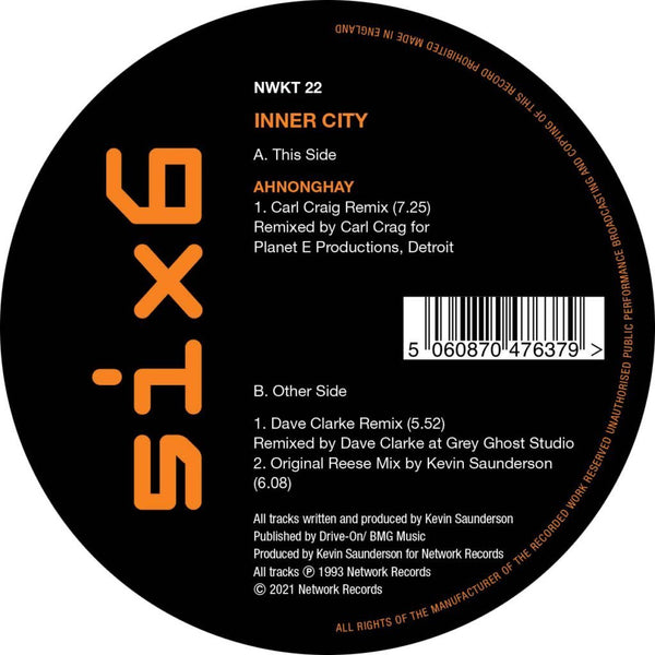 Inner City - Ahnonghay Vinyl