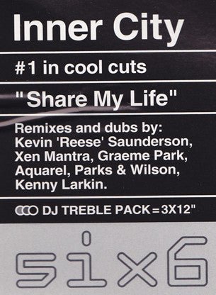 Inner City - Share My Life (Baseroom Remixes) Vinyl Vinly Record