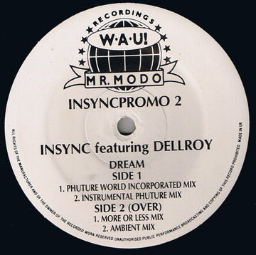 Insync Featuring Dellroy - Dream Vinyl Vinly Record