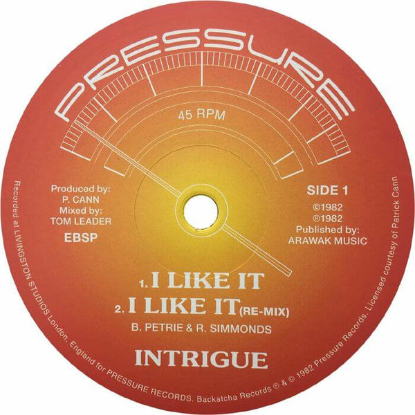 Intrigue - I Like It Vinyl
