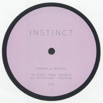 Isgwan / Trustee - Instinct 35 Vinyl Vinly Record